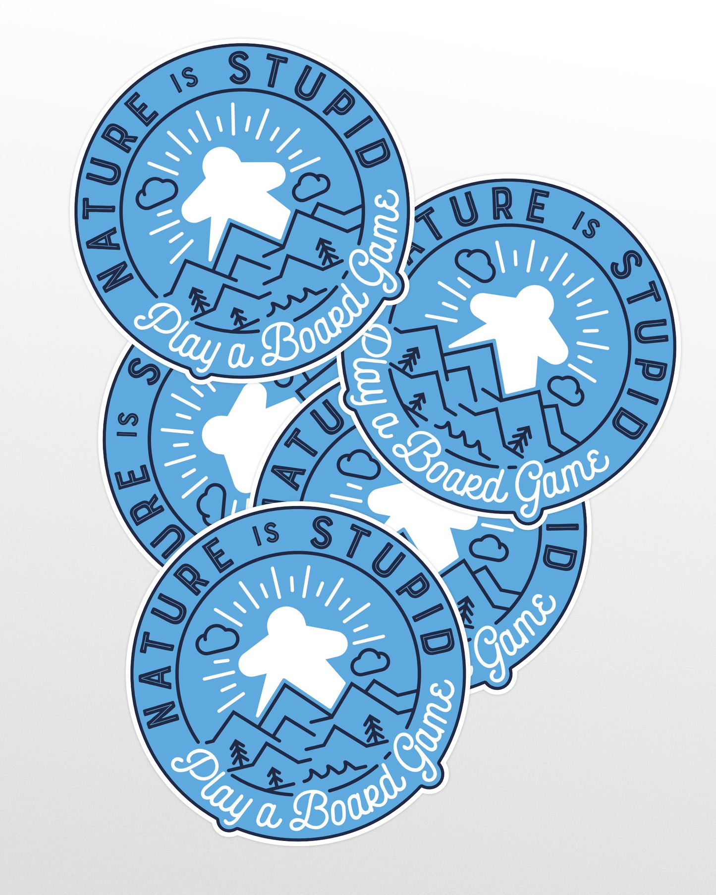 Nature is Stupid - 3" Sticker
